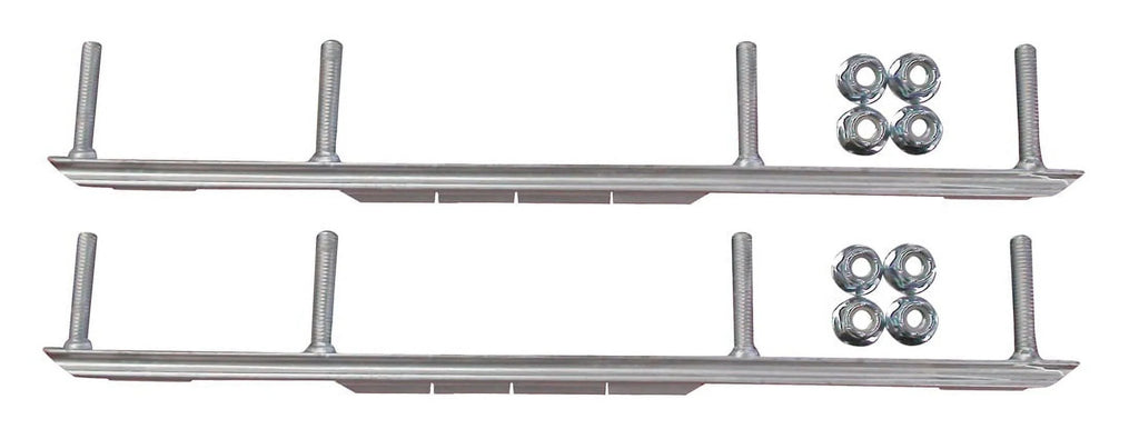 Green Razor Snowmobile Skis with 4.5" Shaper Bars Complete Kit X975