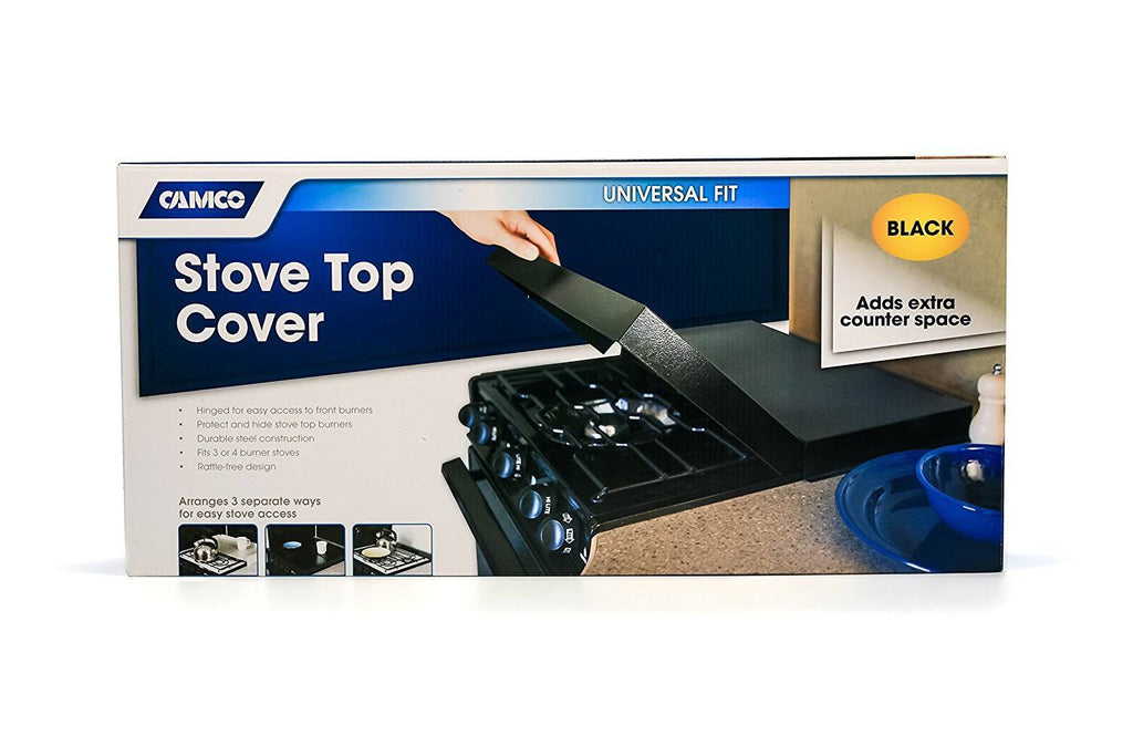 Black Universal Fit Stove Top Cover S159