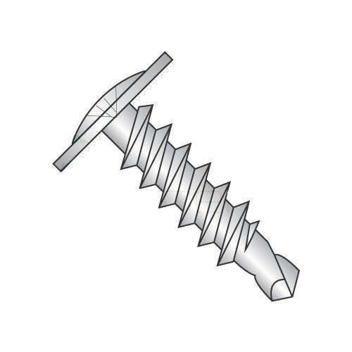 #10 x 3/4 Self-Drilling Screws, Phillips, Modified Truss Head, 18-8 Stainless Steel, #3 Drill Point V583301