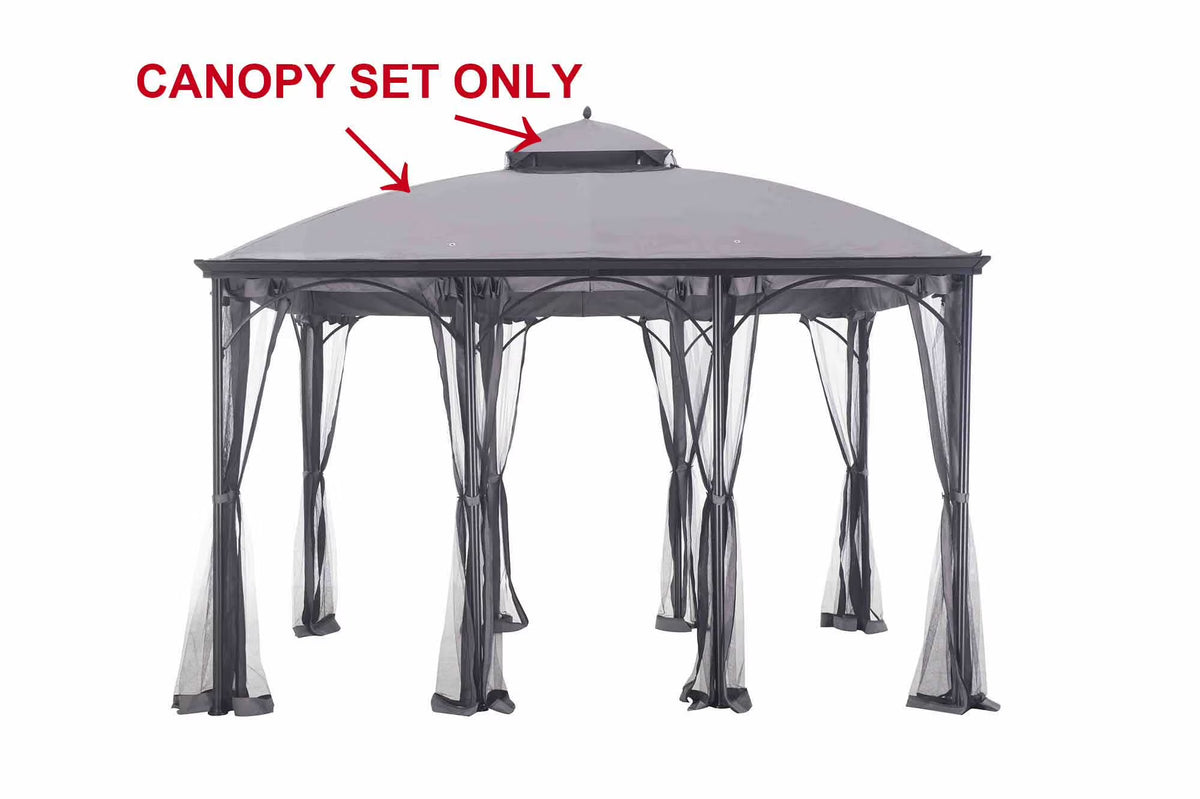 10X12 Replacement Canopy Set for Gazebo B3108