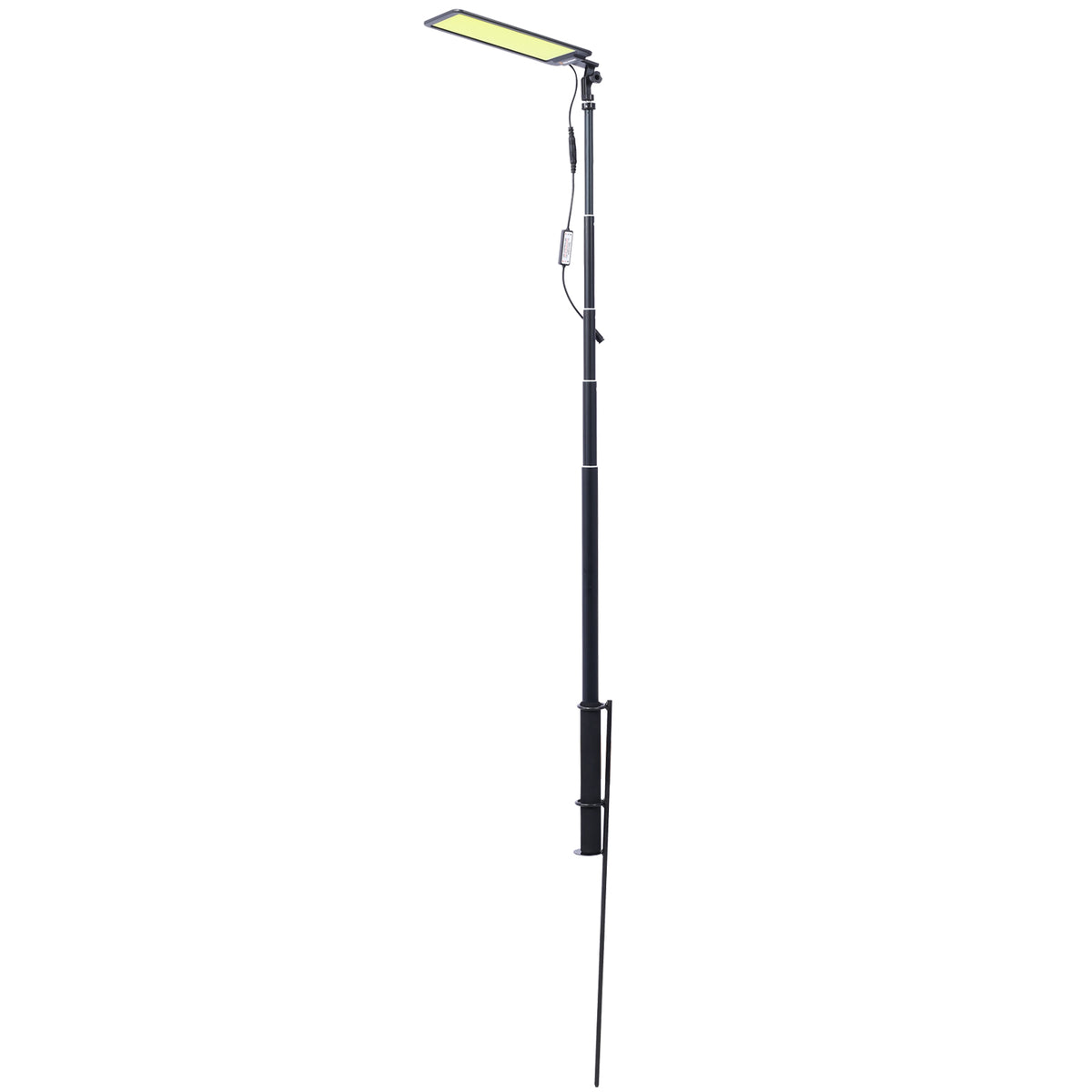 LED Camping Light, 12V 10000 Lumen Portable Outdoor Light with Telescoping Pole Magnetic Base D243