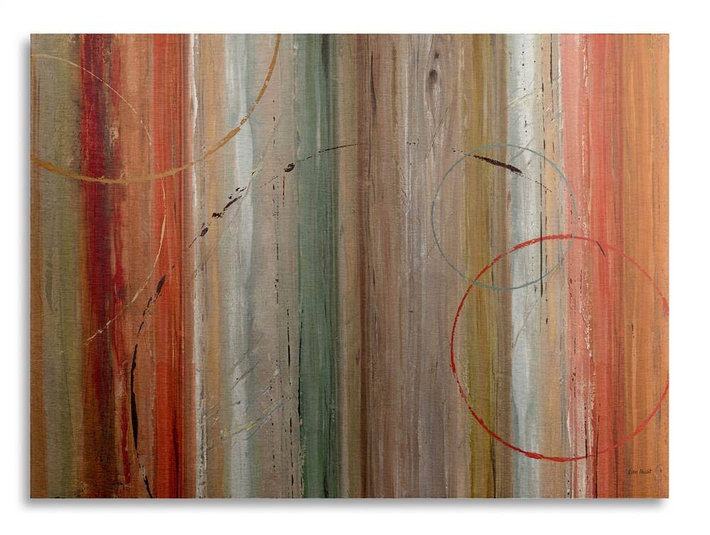Floating Brushed Aluminum Art 16 x 22 F393547