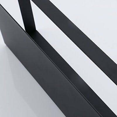 Matte Black Stainless Steel Bathroom Shelf T21581