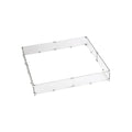 Fire Pit Glass Wind Guard, Square, 35.5x35.5x22 Z323