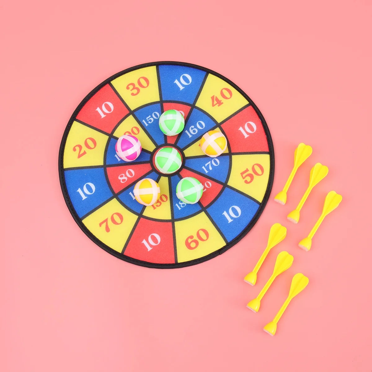 Flocking Dart Board Set with 4Pcs Darts L711