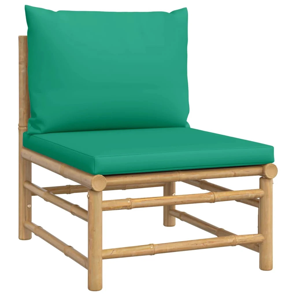 Green Cushions Bamboo Patio Sofa S396981