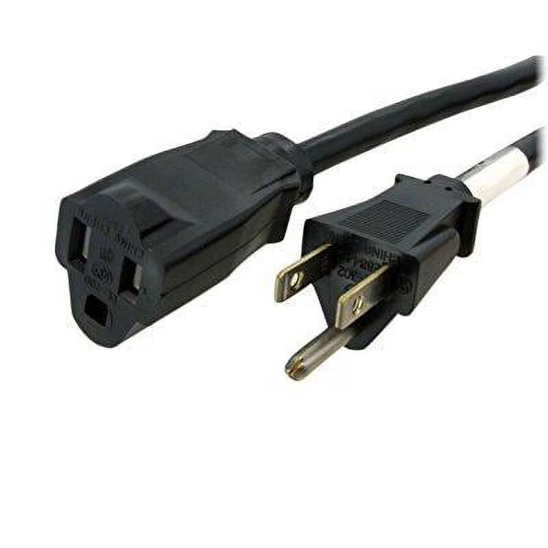 20 ft 16 AWG Power Extension Cord, NEMA 5-15R to NEMA 5-15P, 125V 13A SJT M512868