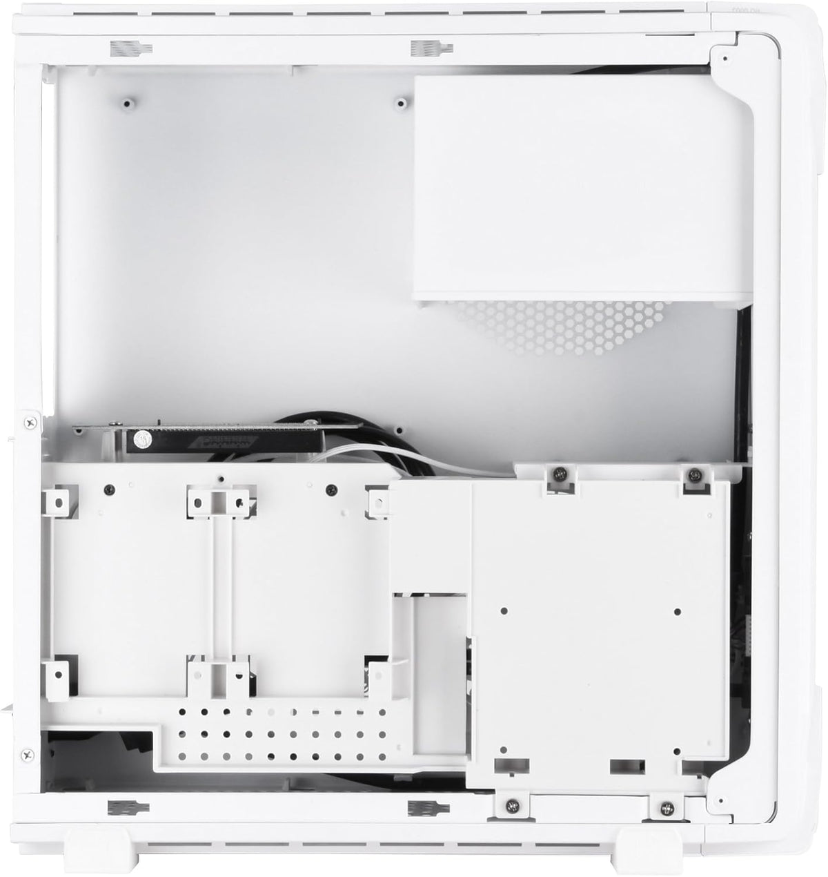 Slim Computer Case for Mini-ITX Motherboards with Addressable RGB Lighting O965441