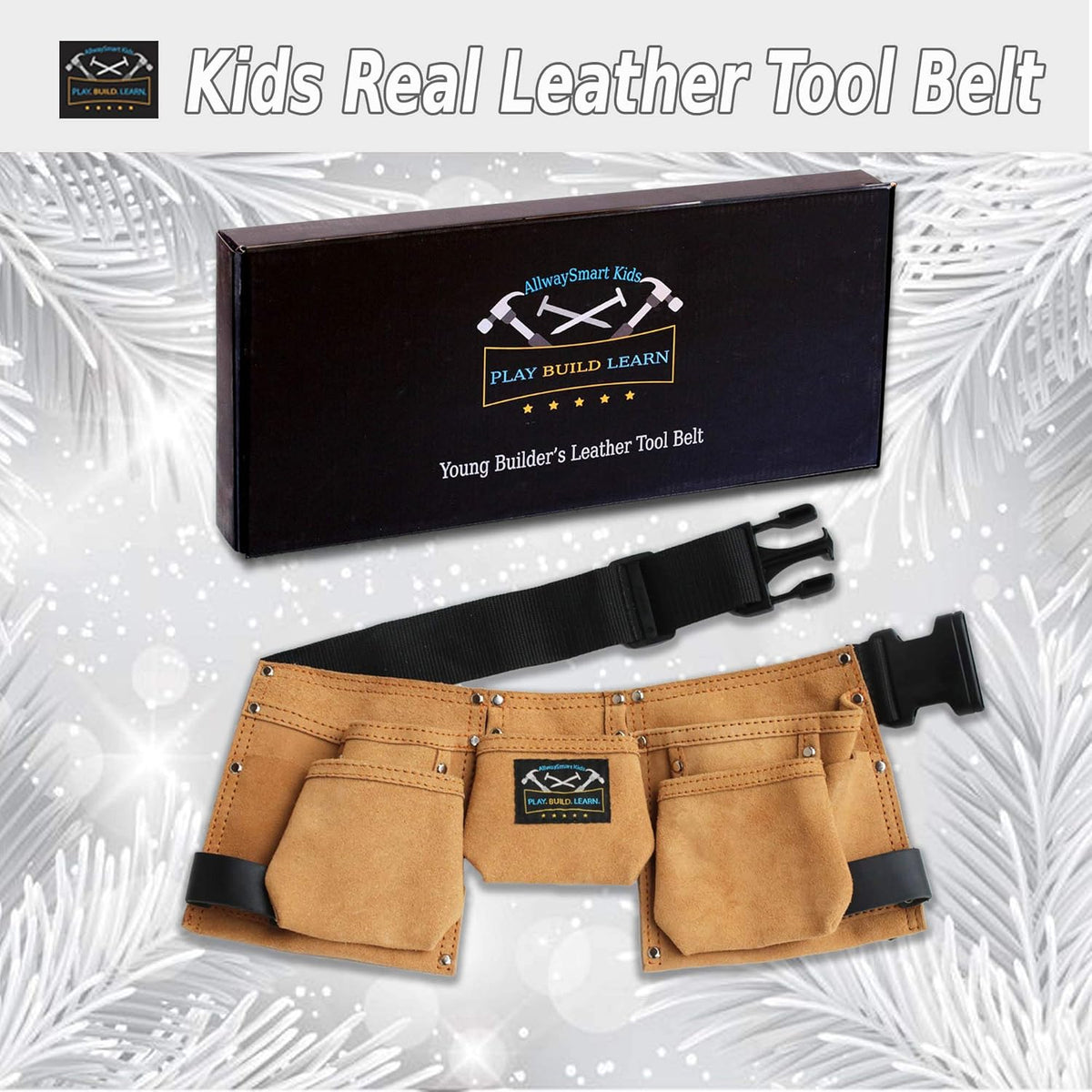 Real Leather Kids Tool Belt P13647