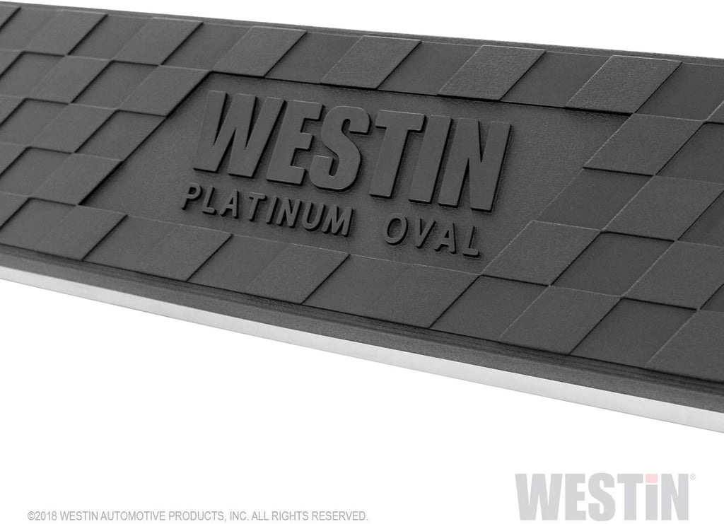 Black Platinum Oval Step Bar K88179