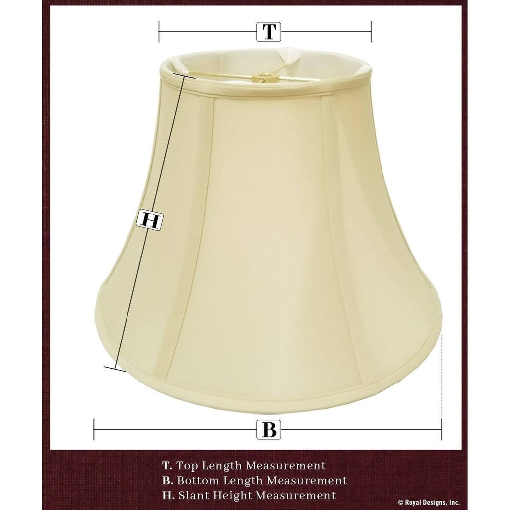 White Square Cut Corner Bell Lamp Shade M2060