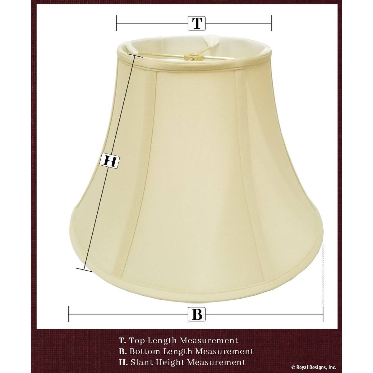 White Square Cut Corner Bell Lamp Shade M2060