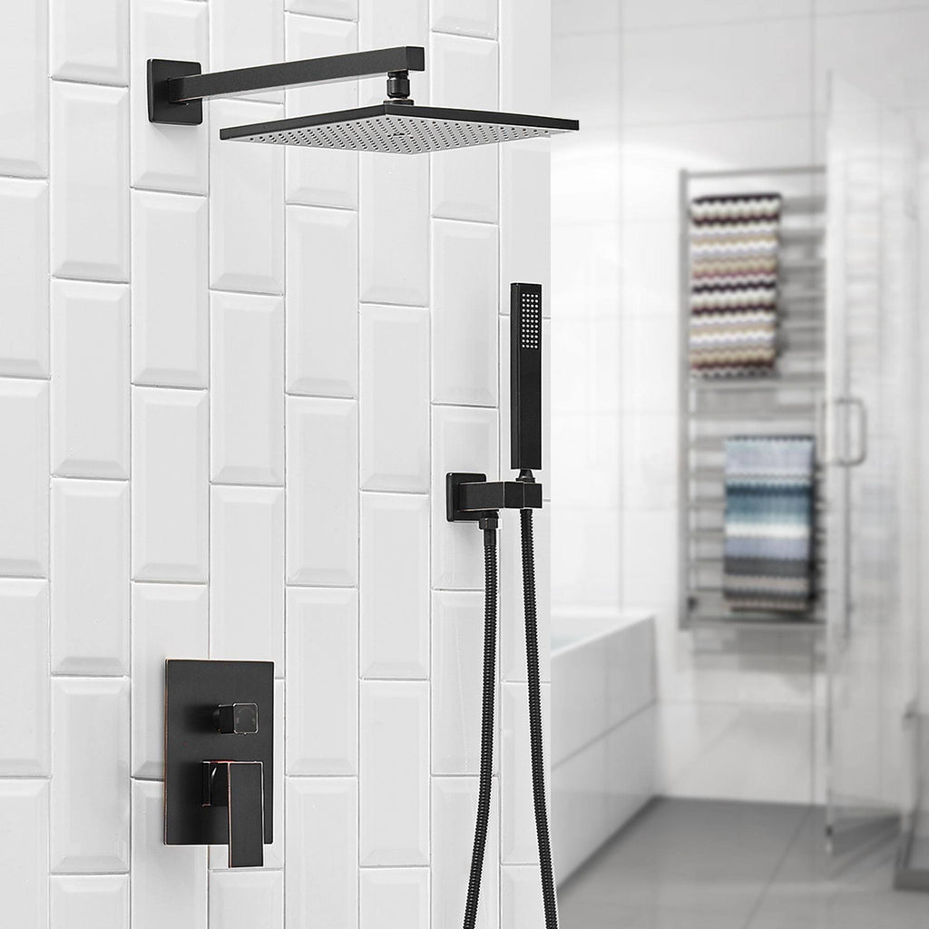 Oil Rubbed Bronze Complete Shower System with Rough-In Valve K420663