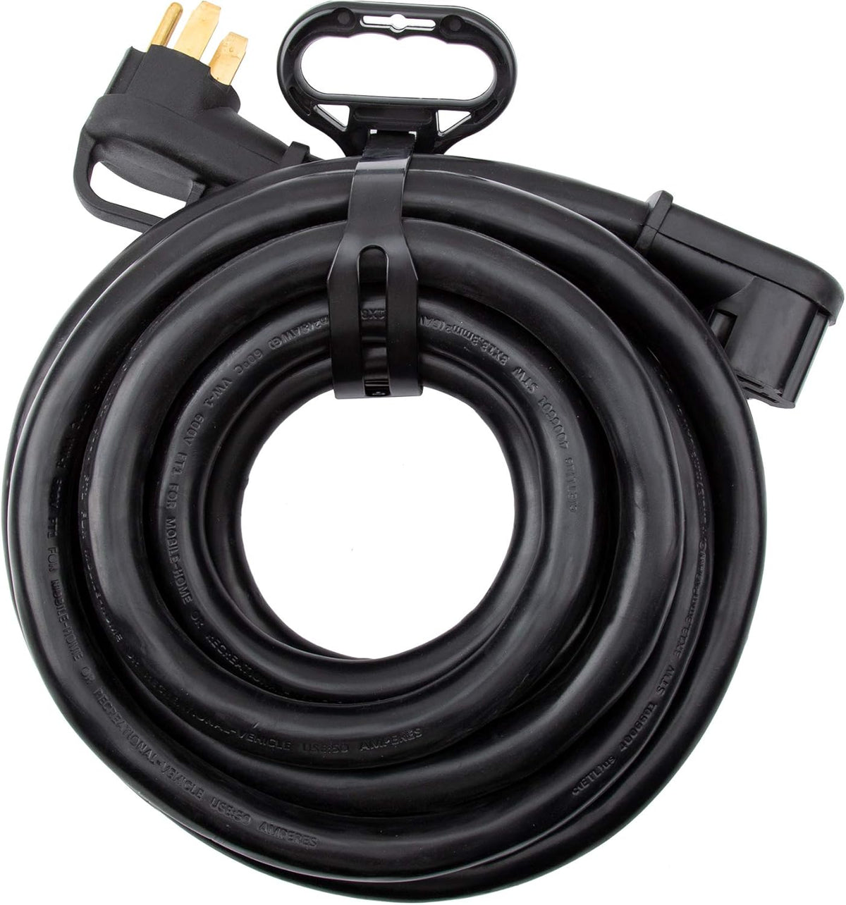 50 AMP RV Extension Cord 15 ft with Carry Strap W5234