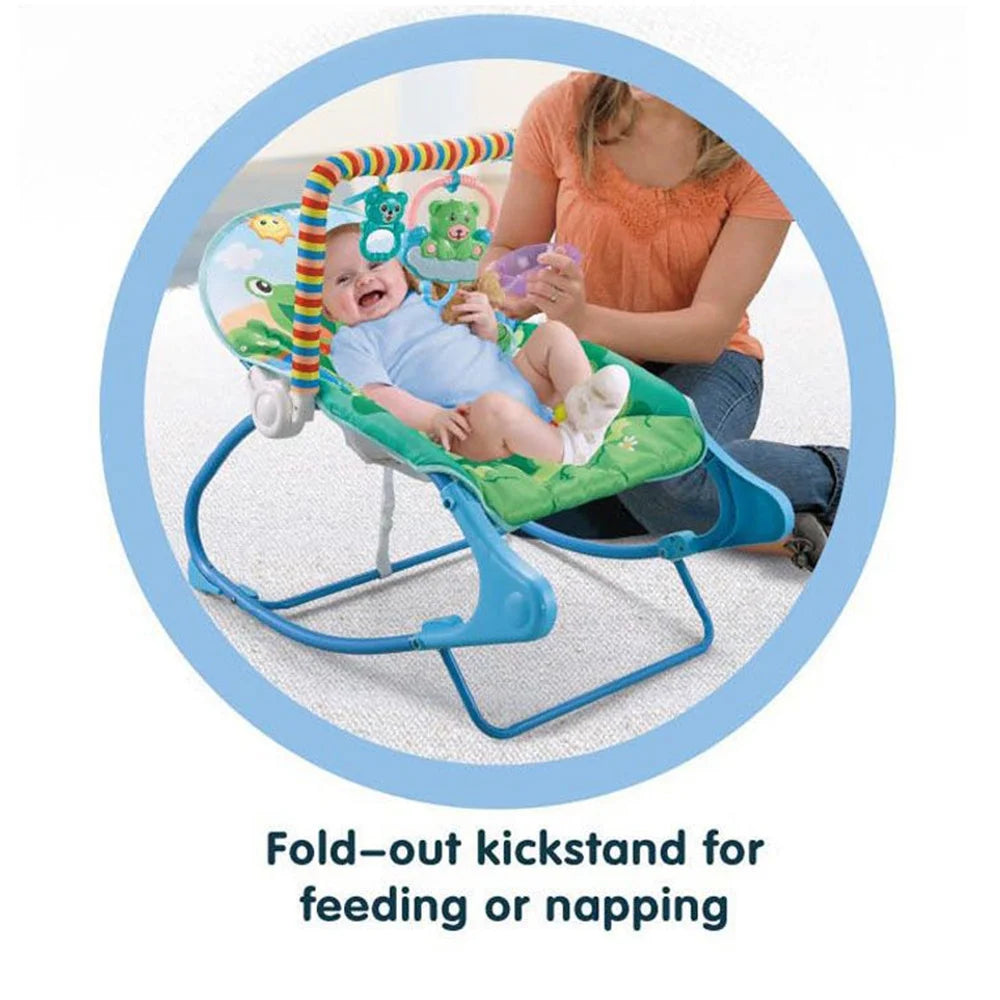 Portable Bouncer Infant Seat Rocking Chair with Hanging Bed Net Z394