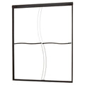 Oil Rubbed Bronze 72 Inch Sliding Shower Door U27863
