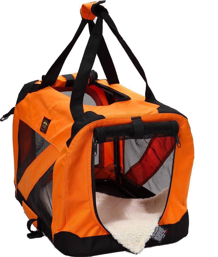 Folding Pet Dog Carrier, Orange N5191