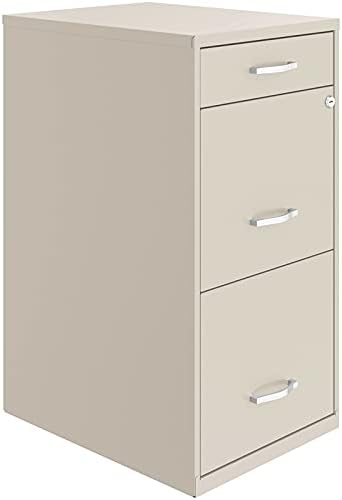 Black 3 Drawer Metal File Cabinet V9939