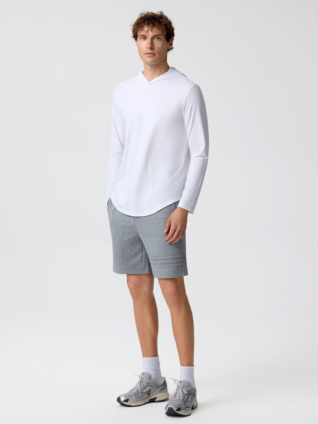 StayCool Long Sleeve Hooded Drop-Cut Tee