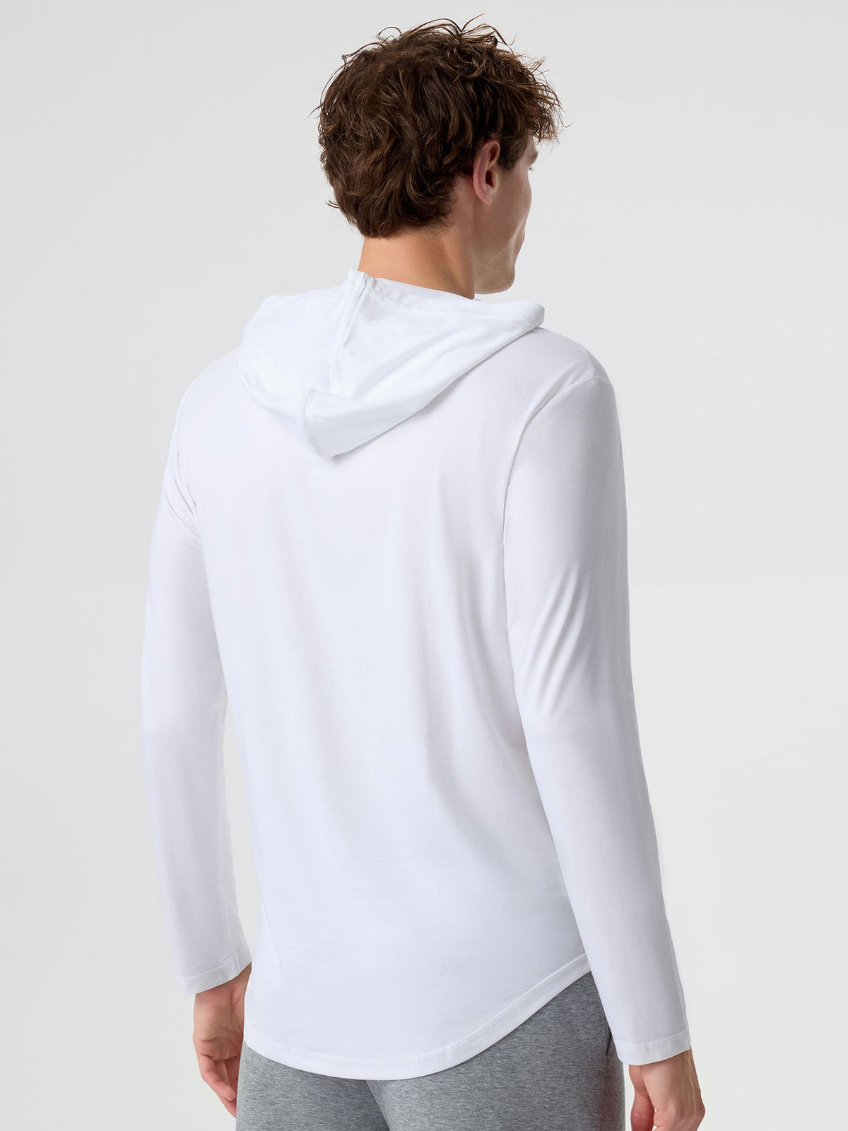 StayCool Long Sleeve Hooded Drop-Cut Tee