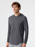 StayCool Long Sleeve Hooded Drop-Cut Tee