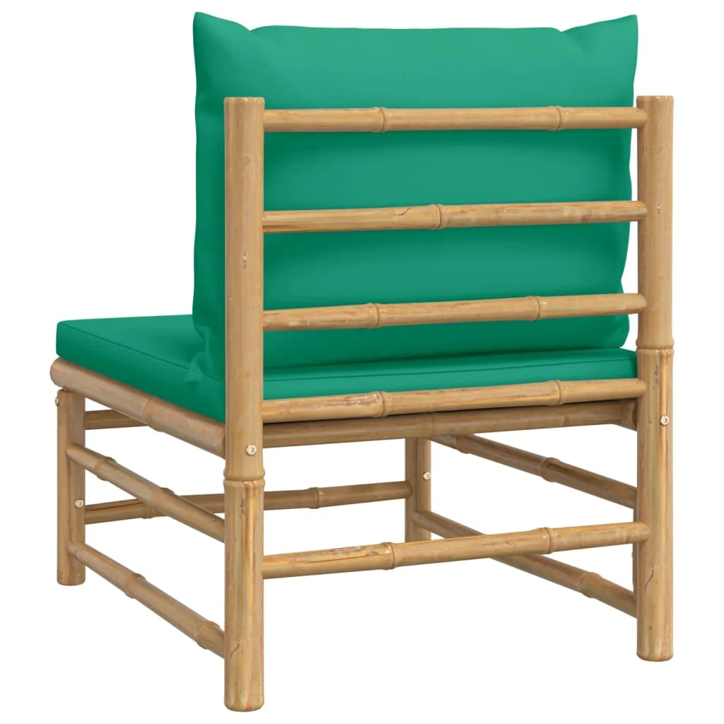 Green Cushions Bamboo Patio Sofa S396981