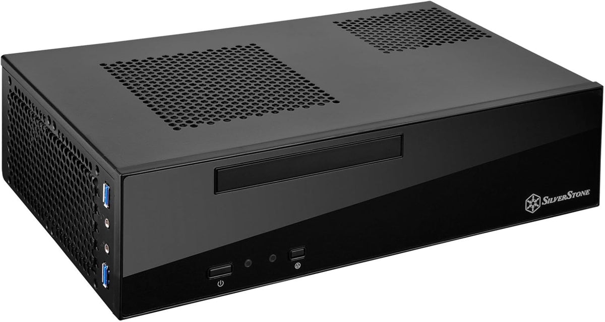 Mini-ITX Computer Case with Aluminum Front Panel Q6145