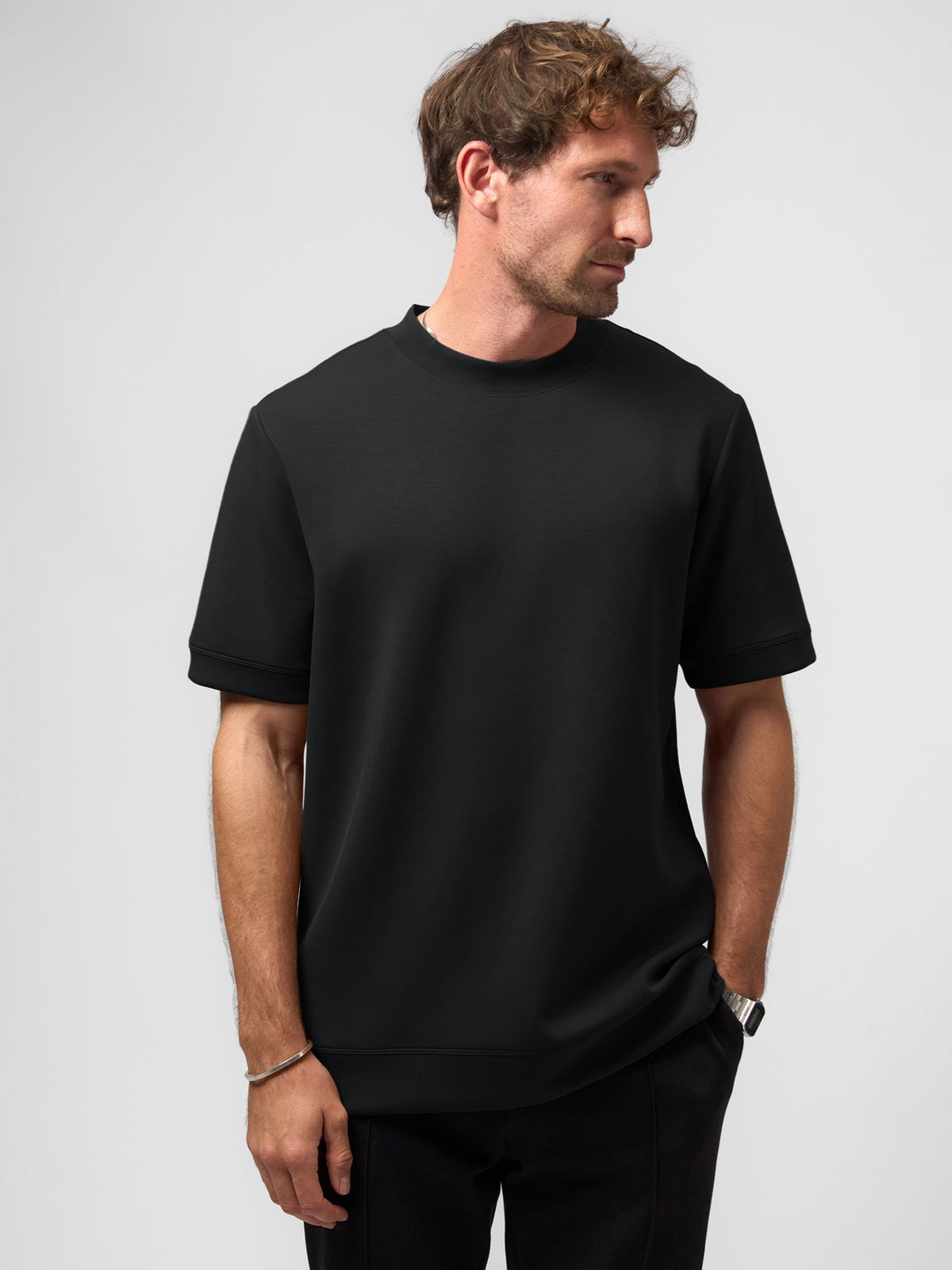 Modal Blend Short Sleeve Tee: Classic Fit