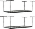 4x8 Overhead Garage Storage Rack with Accessory Hooks F784
