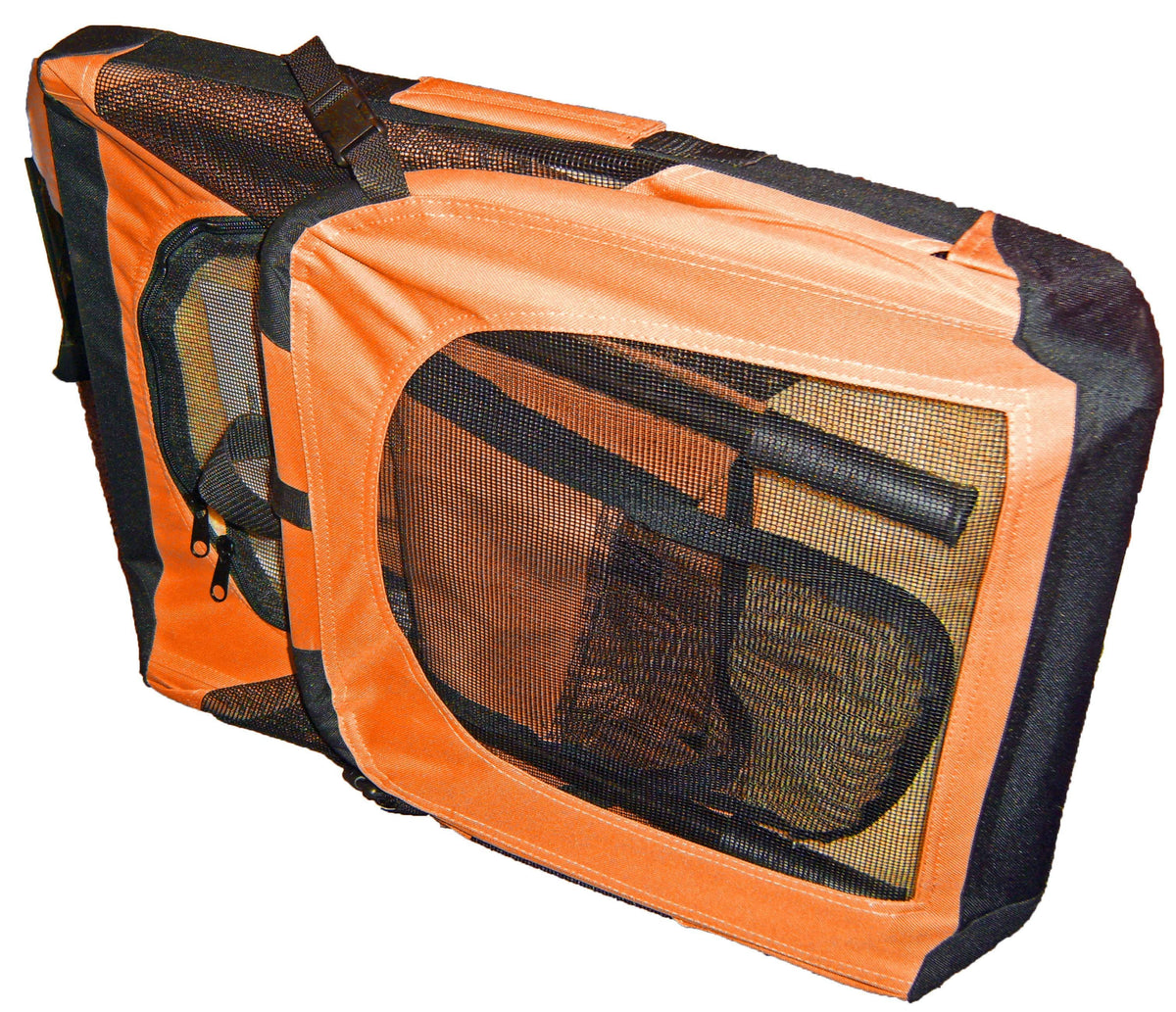 Folding Pet Dog Carrier, Orange N5191