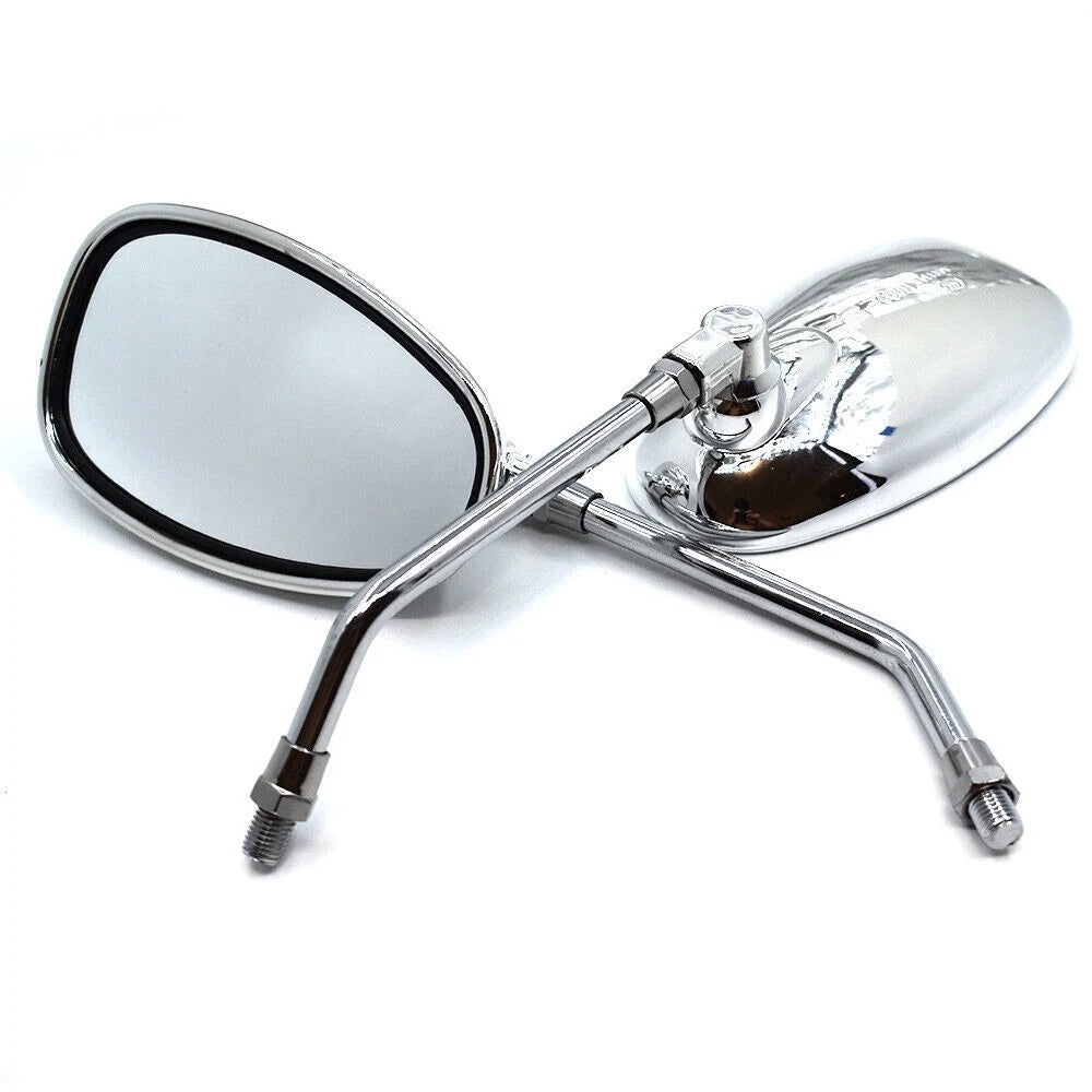 Oval Rear View Mirrors in Chrome R417716