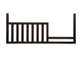 Toddler Guard Rail Charcoal Brown V58075