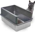 Stainless Steel Cat Litter Box E352