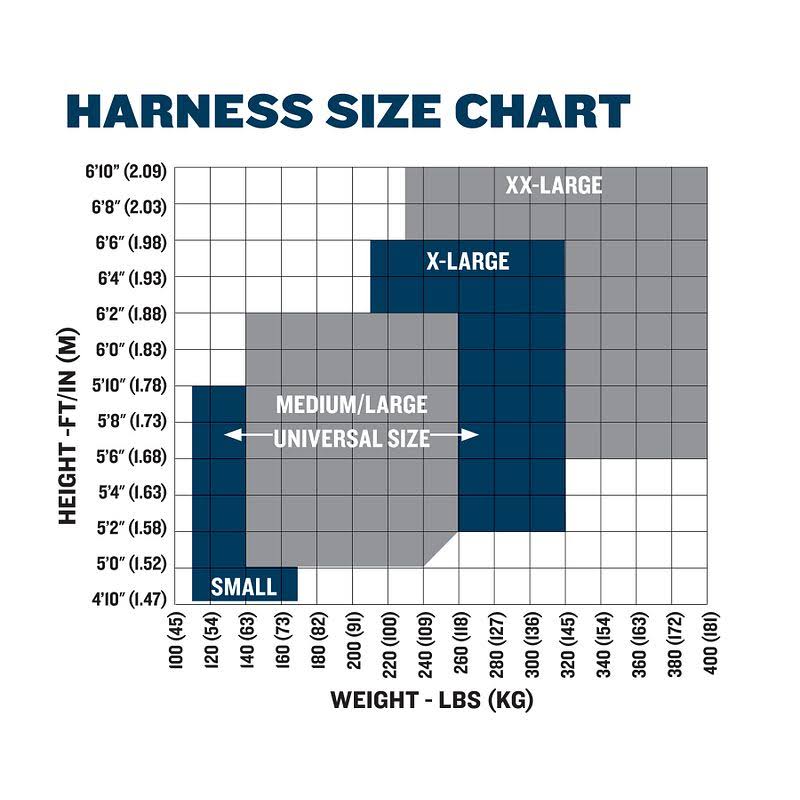 Blue Armor 2000 Construction Harness - XL N70764