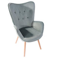 Green Velvet Accent Office Arm Chair I1869