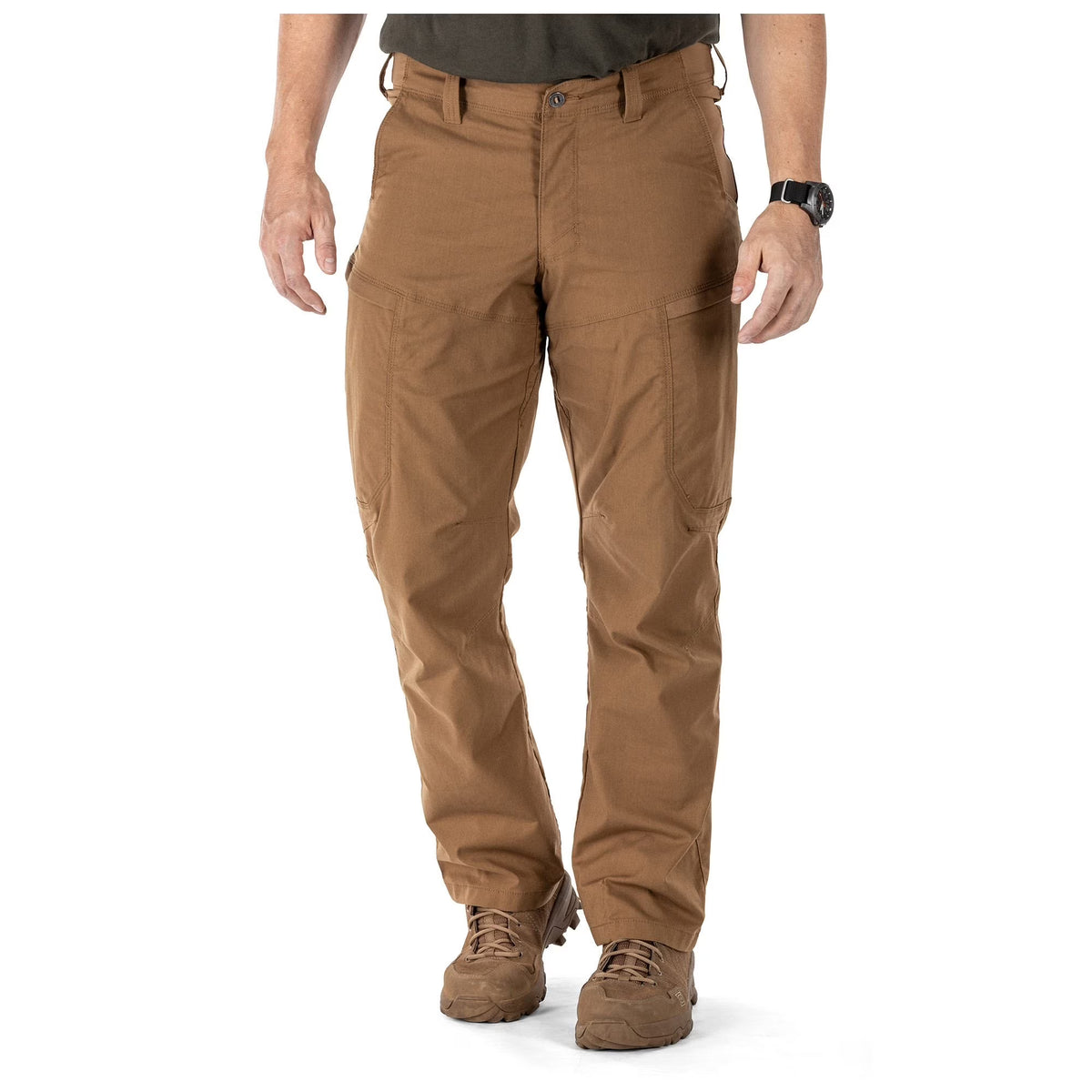 Battle Brown Flex-Tac Stretch Fabric Cargo Work Pants Q53647