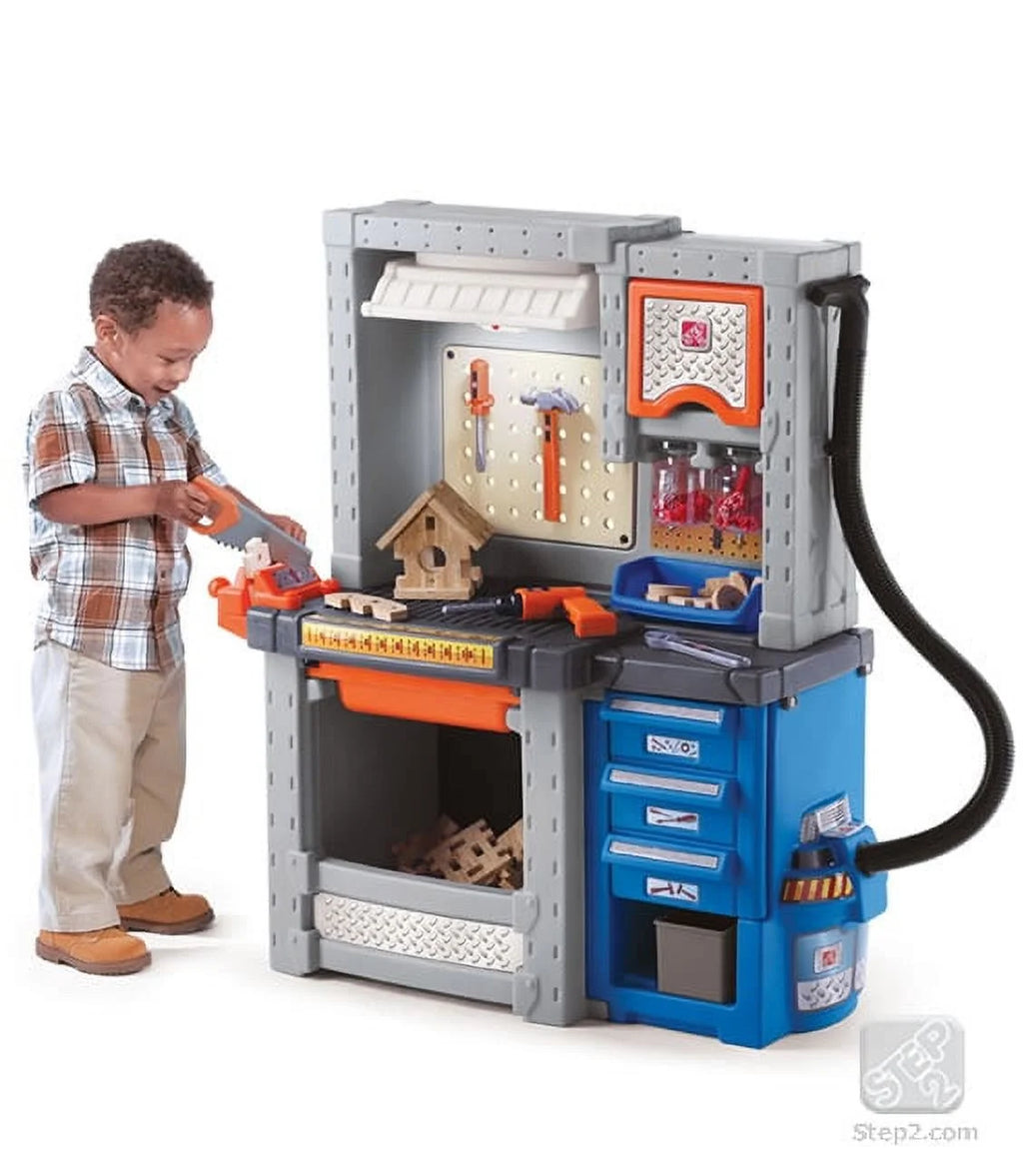 50 Piece Plastic Kid Tool Bench Playset W5913