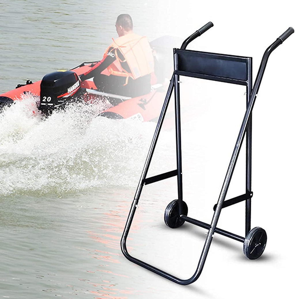 Foldable Outboard Motor Trolley Stand, Heavy-Duty, UP-to 70KG T3156