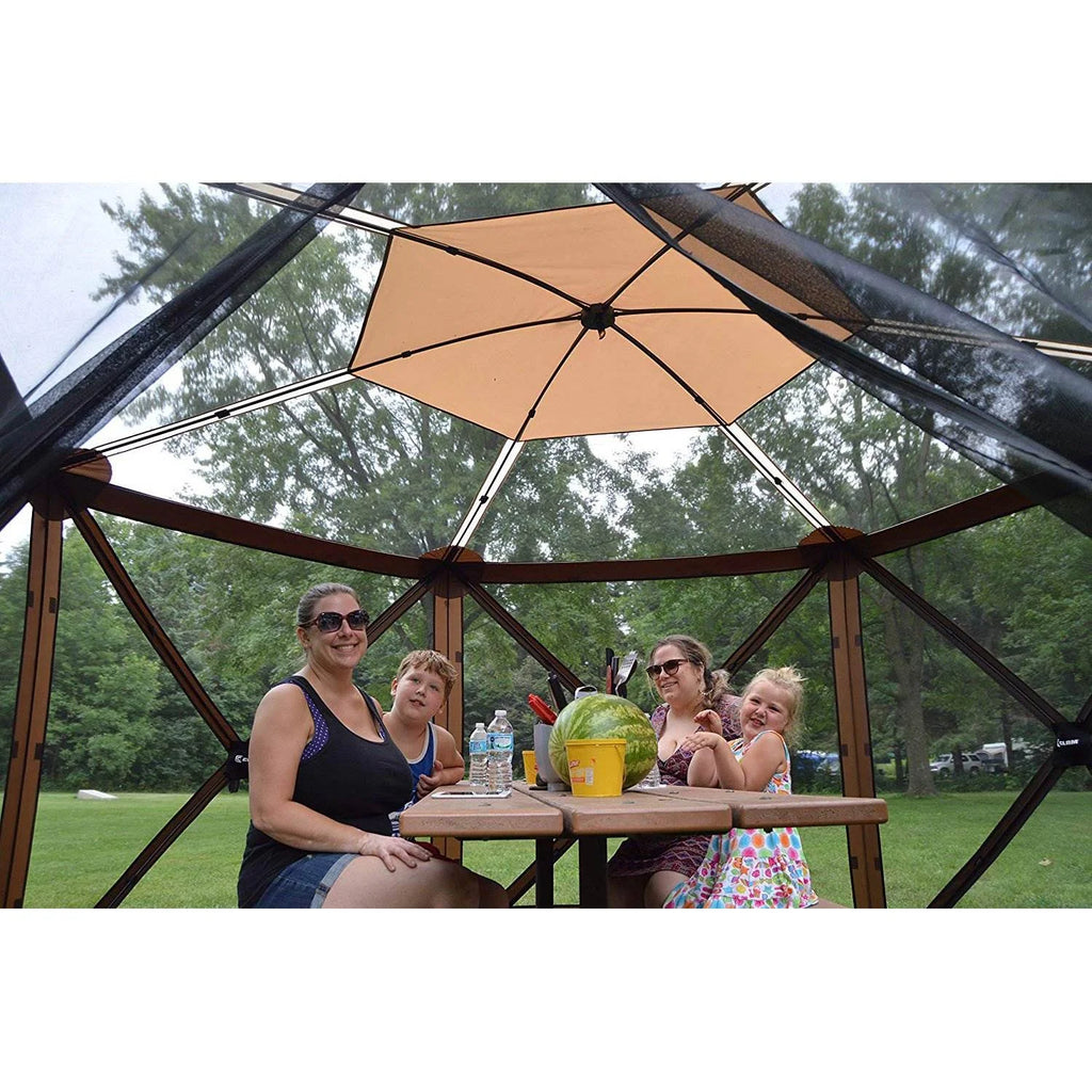 Portable Gazebo with Wind and Sun Panel, Rain Fly T64981