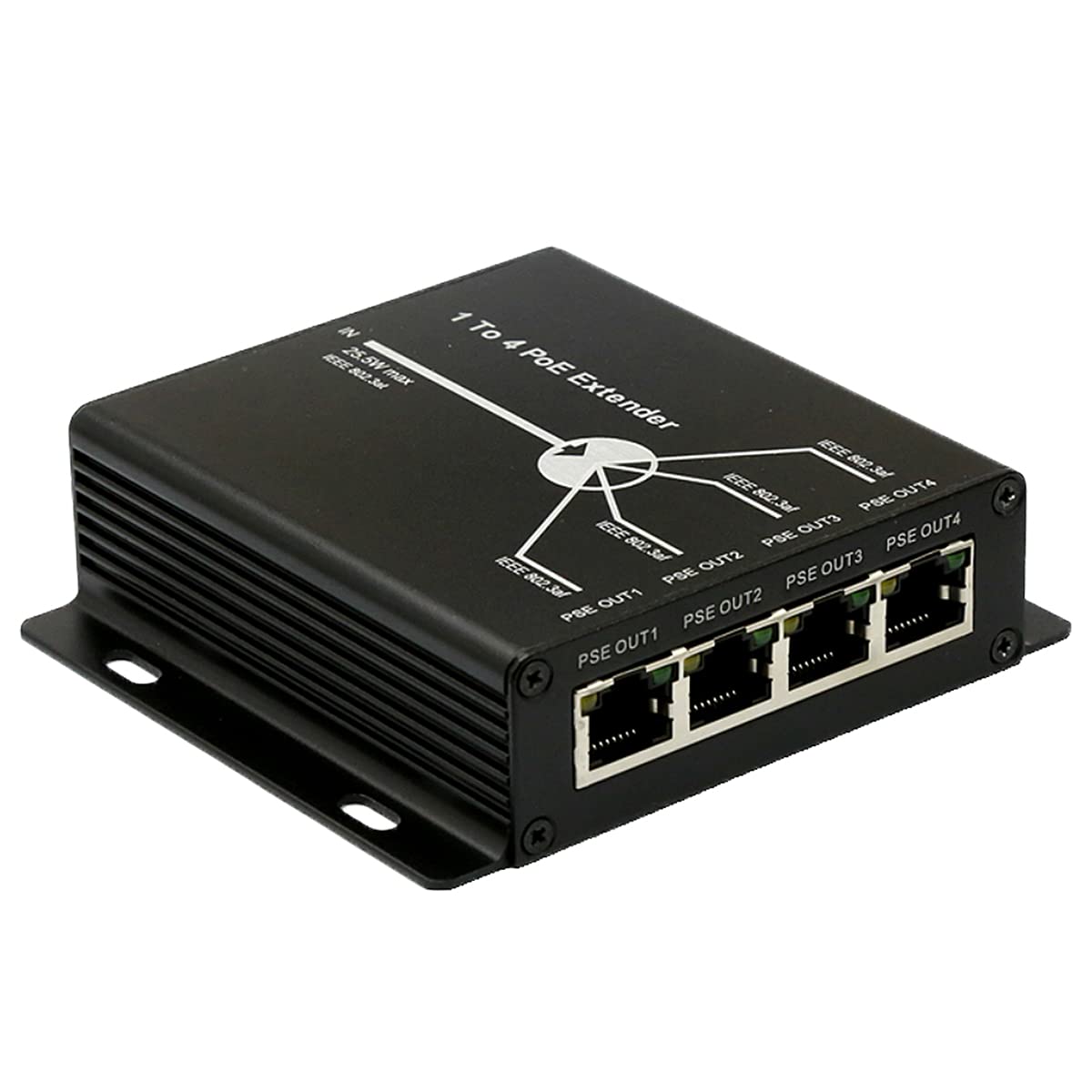4 Port PoE Extender for IP Camera Ethernet Repeater E6935