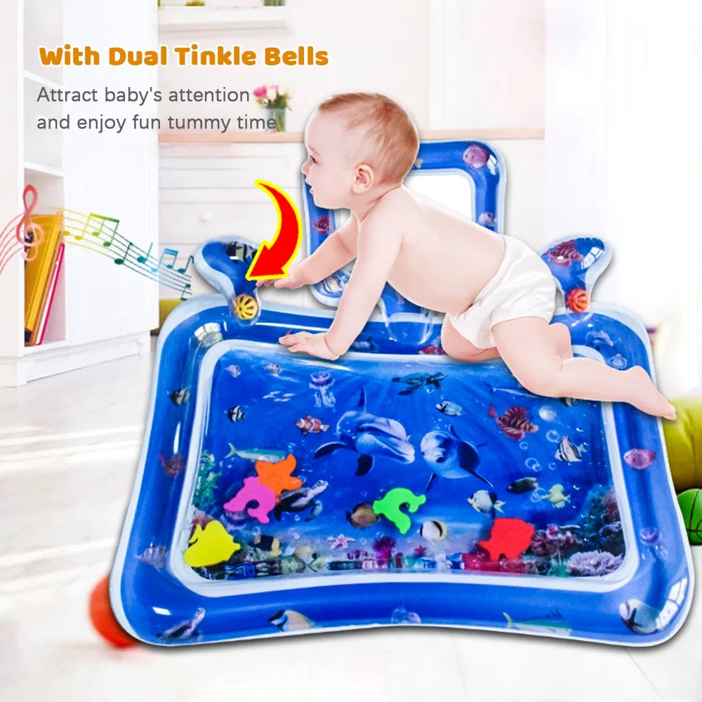 Inflatable Play Mat with Mirror for Infants Toddlers W70687