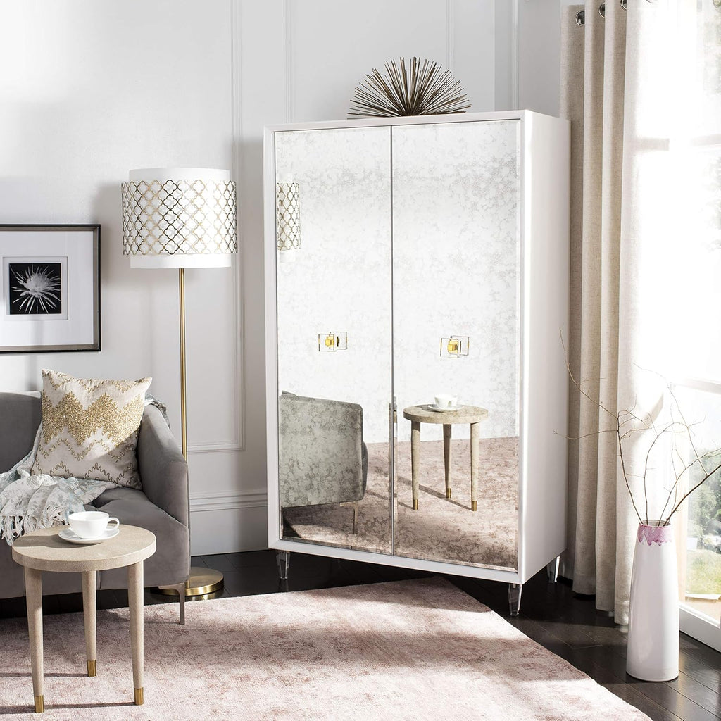 White Acrylic 2-shelf Cabinet A37504