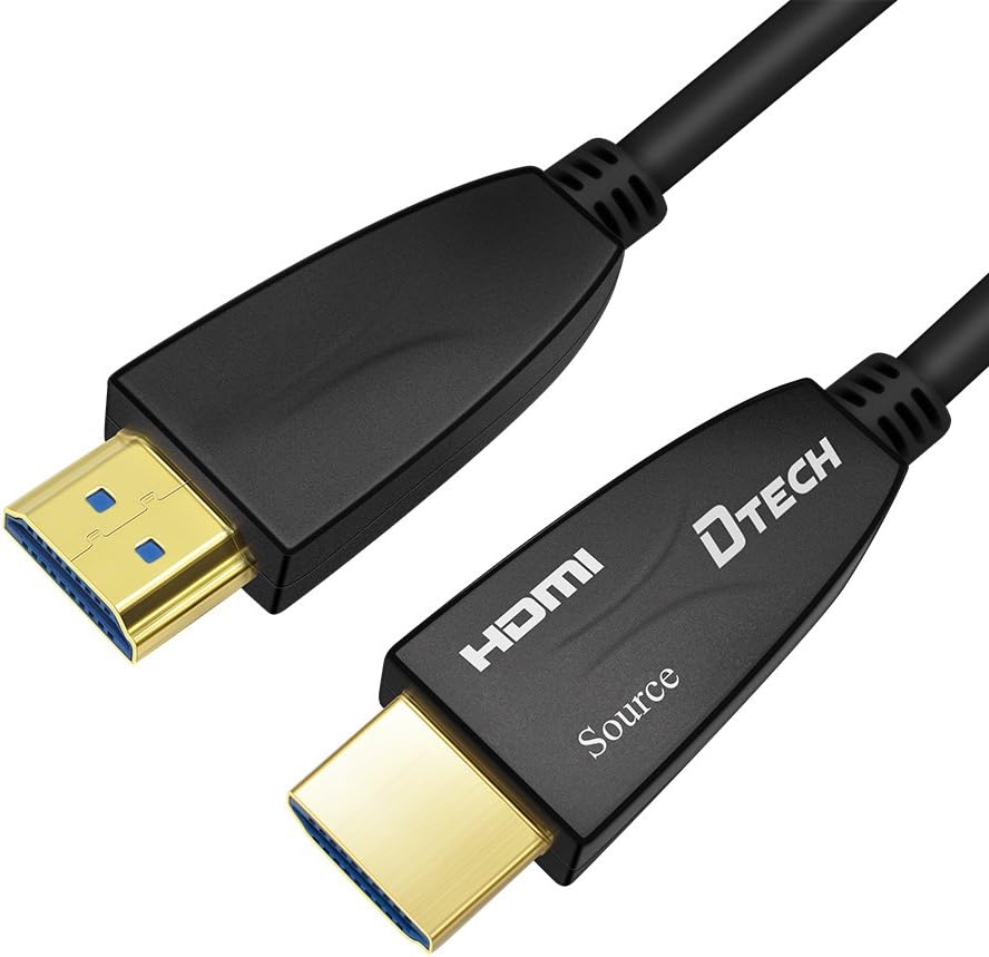 25 Feet Fiber Optic HDMI Cable Black Y3126