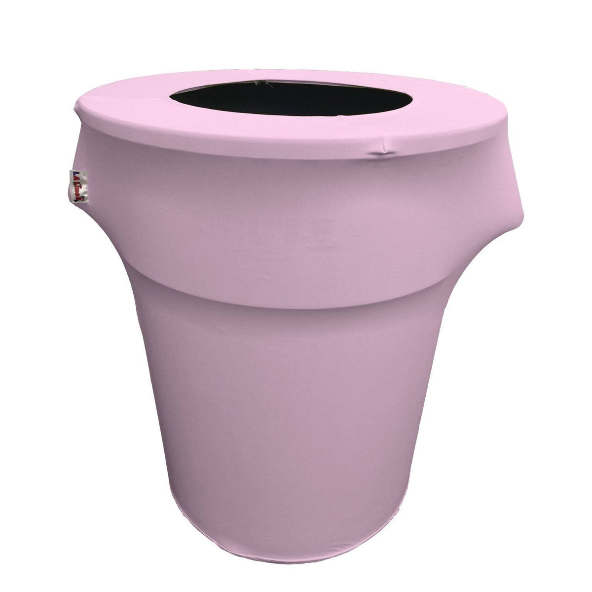 Lilac Stretch Trash Can Cover 44-gallon Round K881548