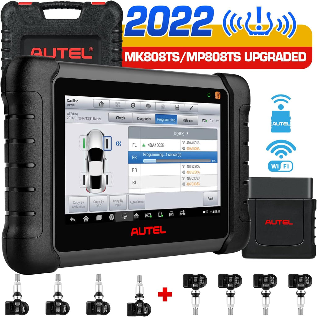 TPMS Programming Scan Tool with 4PCS 315MHZ & 4PCS 433MHZ MX-Sensors S7314