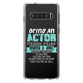 Clear Shockproof Hybrid Case for Samsung Galaxy S10 with Tempered Glass Screen Protector O2289