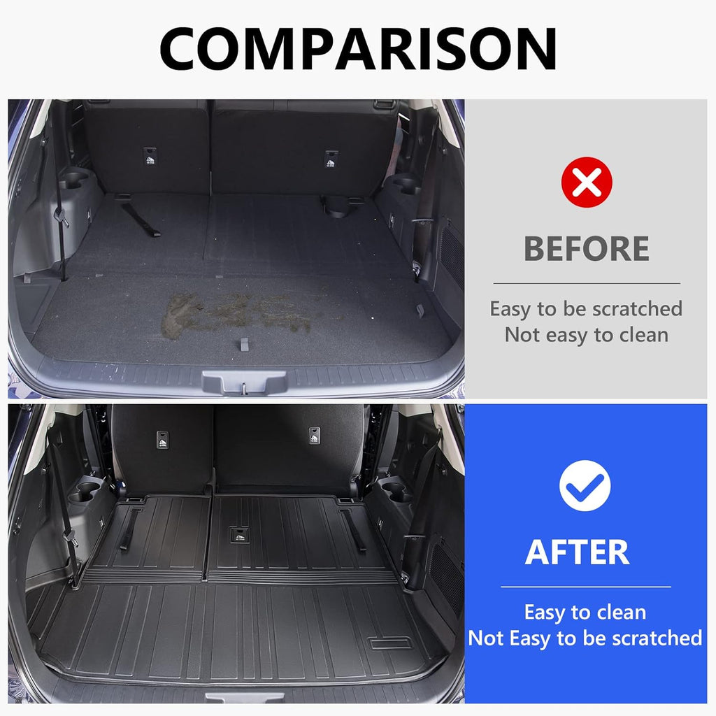 TPE Trunk Mat for Toyota Highlander, Pack of 2 I155113