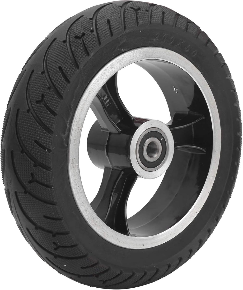 8in Front Solid Non-Pneumatic Tire with Hub, Pack of 2 T2769
