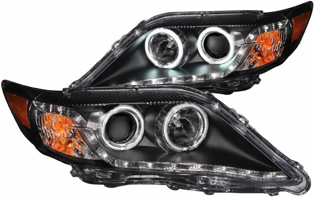 Projector Headlights with Halo Black S6742