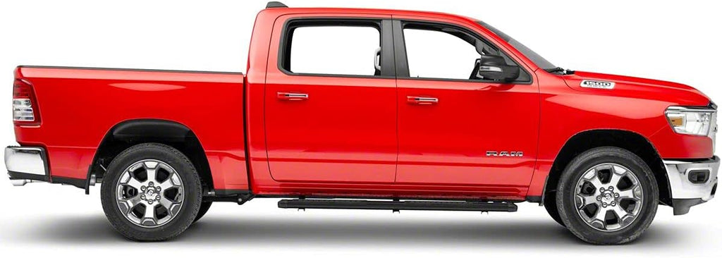 5-Inch Aluminum Side Step Bars with Black Cover Plates L9241